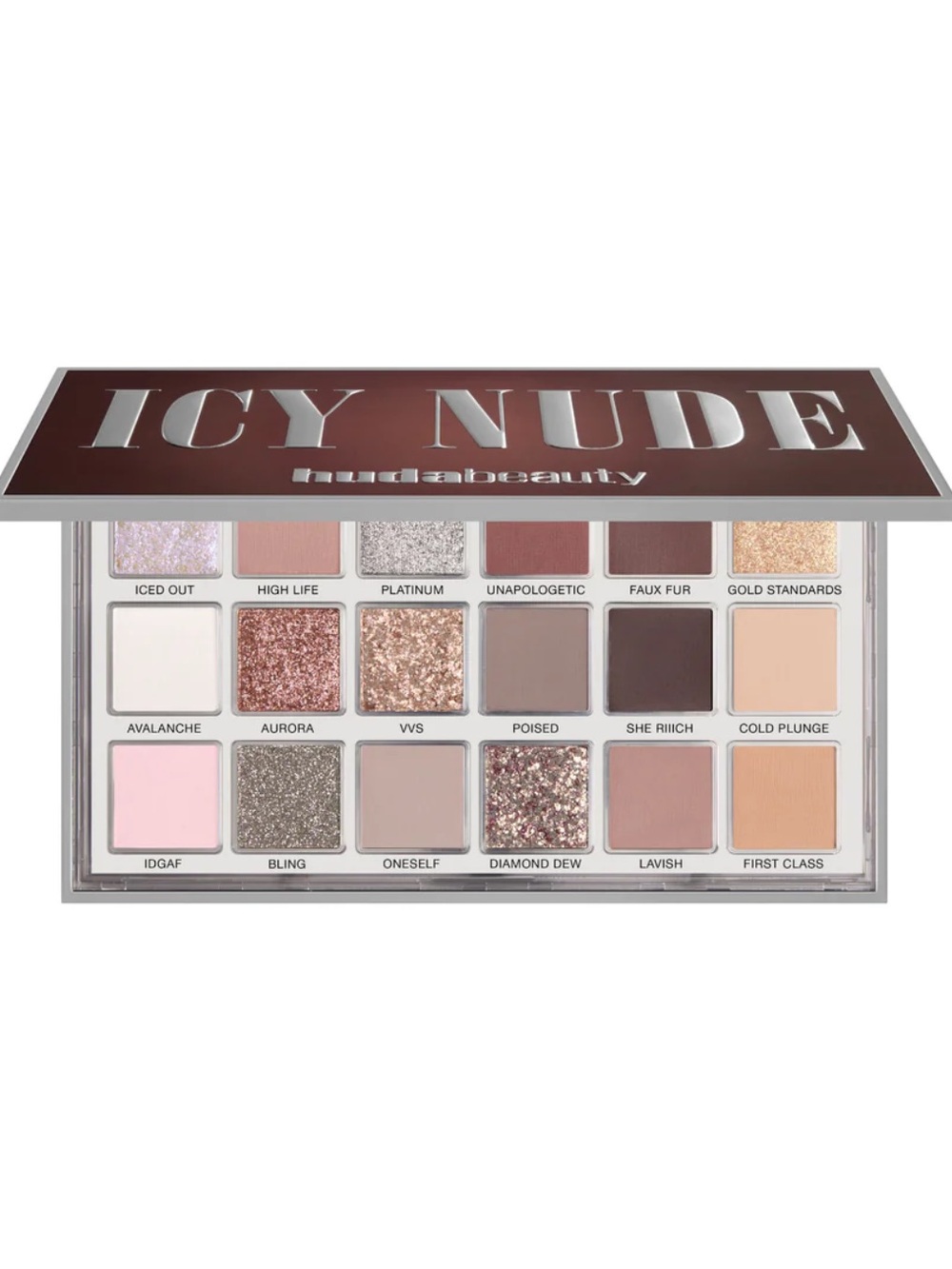 🎈HUDA BEAUTY 🎈 NEW “Icy Nude” Eyeshadow Palette - Neutral & Pink Shades